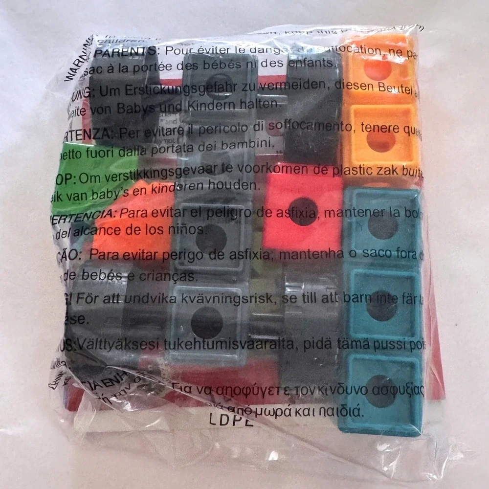 Fisher-Price TRIO Race Car Kids OS Building Blocks Set Bricks Click Connect